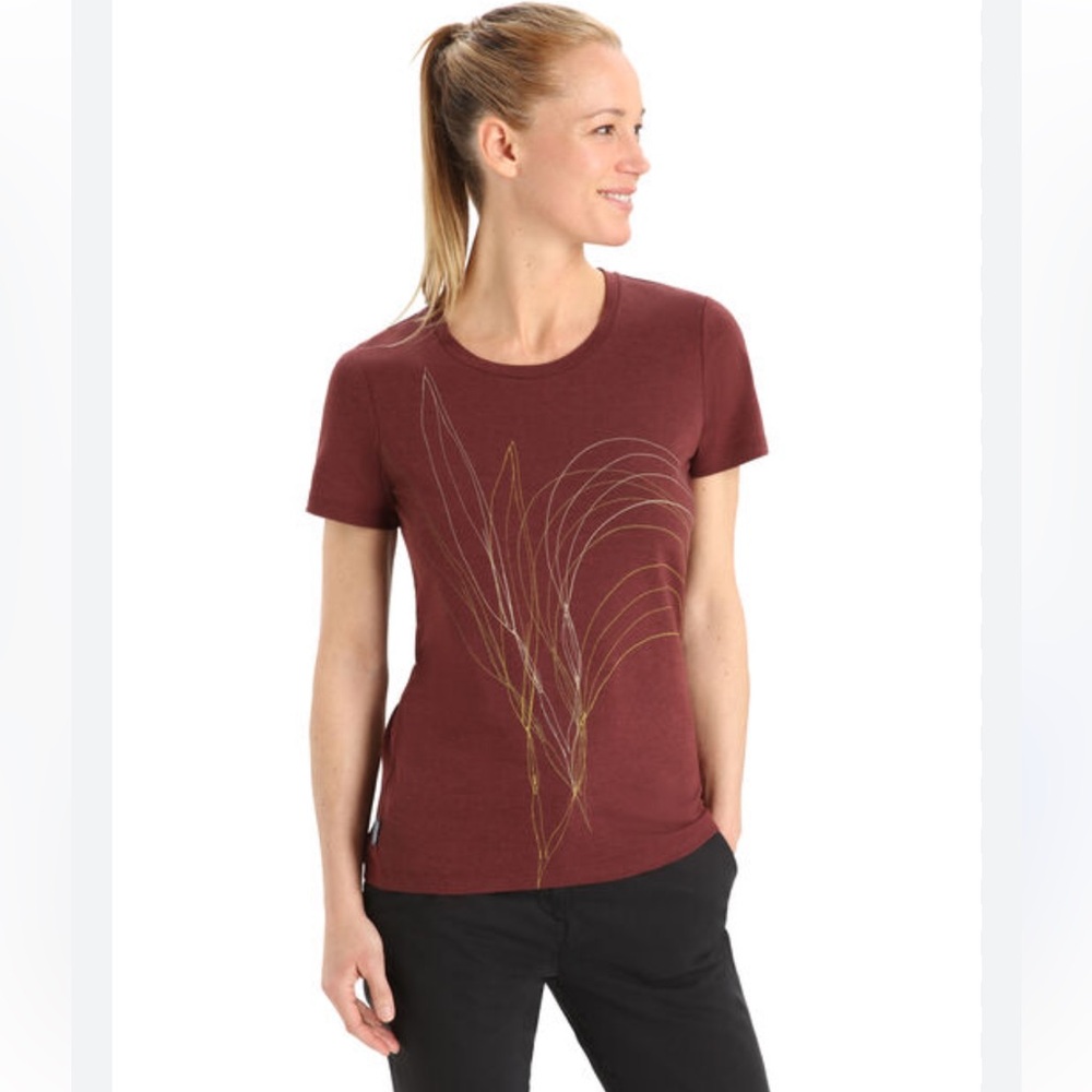 Women's Merino Central Classic Short Sleeve Tee Leaf